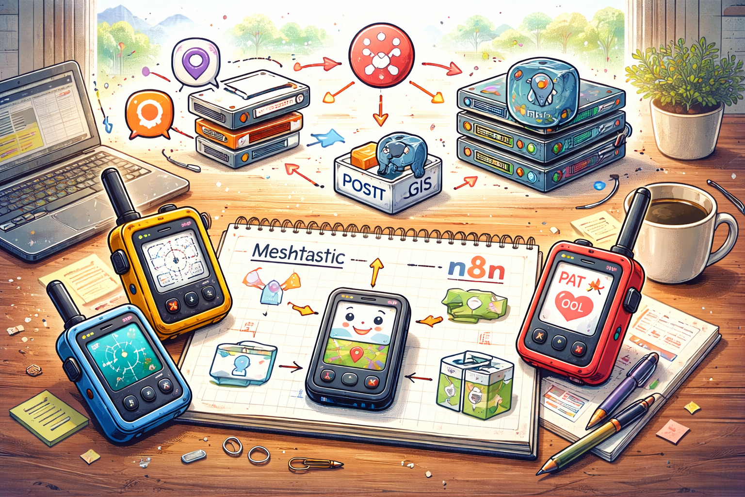 Welche Daten schickt Meshtastic – und was macht man damit?