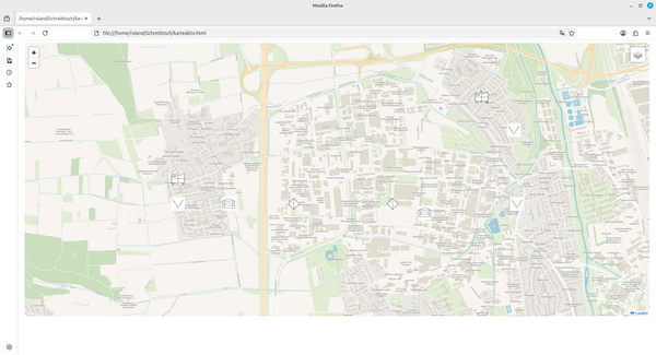 Back on Track: Erste Lagekarte